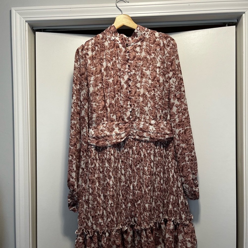 Floral Long Sleeve Dress